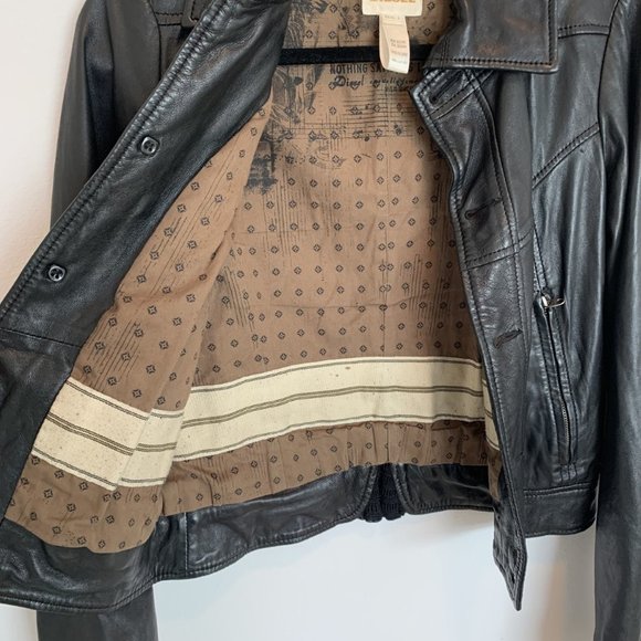 Diesel vintage leather jacket - Picture 12 of 14